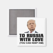 Naar Rusland met liefde Magneet (Voorkant / Achterkant)