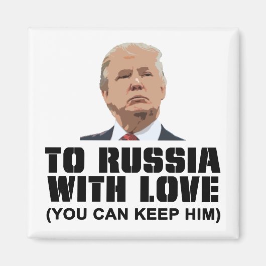 Naar Rusland met liefde Magneet (Voorkant)