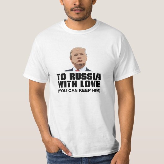 Naar Rusland met liefde T-shirt (Voorkant)