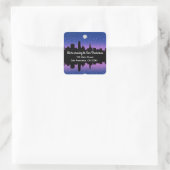 Naar San Francisco Skyline Drawing #1 Sticker (Tas)