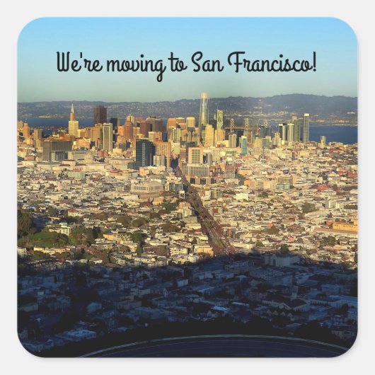 Naar San Francisco Twin Peaks #1 Sticker (Voorkant)