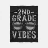 Naar school 2e klas Vibes tweedeklas leraar STU Fleece Deken (Voorkant)