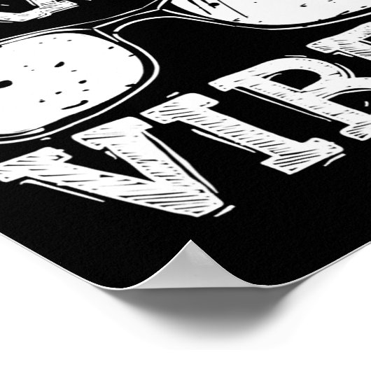 Naar school 4e klas Vibes Poster (Hoek)