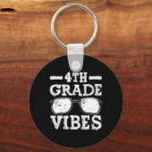 Naar school 4e klas Vibes Sleutelhanger (Voorkant)