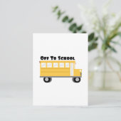 Naar school briefkaart (Staand voorkant)