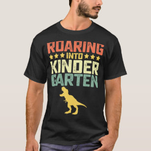 Naar school gaan om kinderen naar school te brenge t-shirt