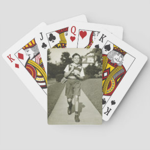 Naar school gaan pokerkaarten