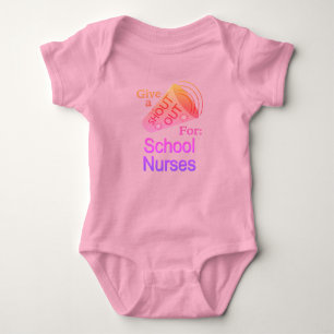 Naar school gaan voor verpleegsters Baby Bodysuit