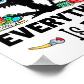 Naar school Gelukkige eerste dag van school het is Poster (Hoek)