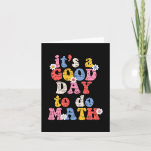 Naar school Het is een goede dag om wiskunde te do Kaart