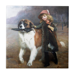 Naar school tegeltje