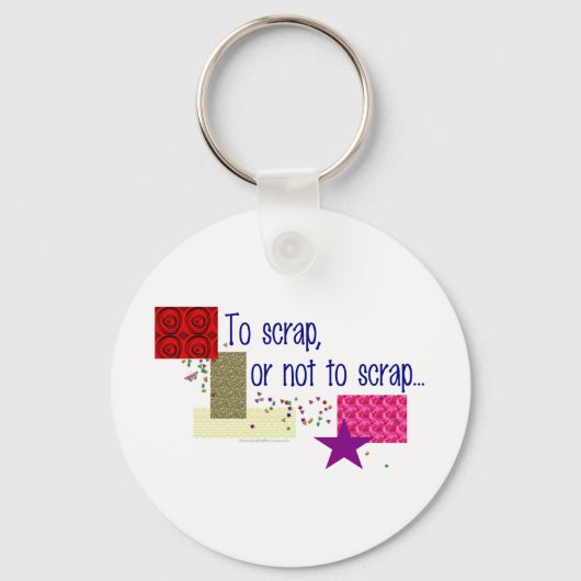 Naar schroot of niet naar schroot sleutelhanger (Voorkant)