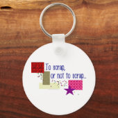 Naar schroot of niet naar schroot sleutelhanger (Voorkant)