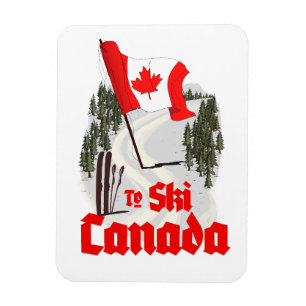 Naar Ski Canada Magneet