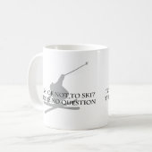 Naar Ski of niet naar Ski Koffiemok (Voorkant links)