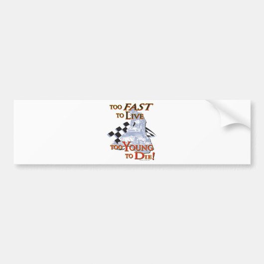 Naar snel-[Converted] Bumpersticker (Voorkant)