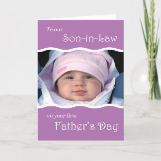 Naar Son-in-law op 1st Vaderdag - foto Kaart