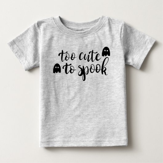 Naar Spook Halloween Baby T-Shirt (Voorkant)