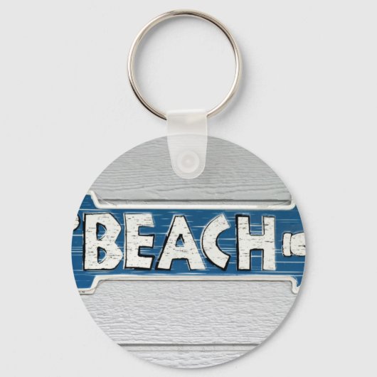Naar strand sleutelhanger (Voorkant)