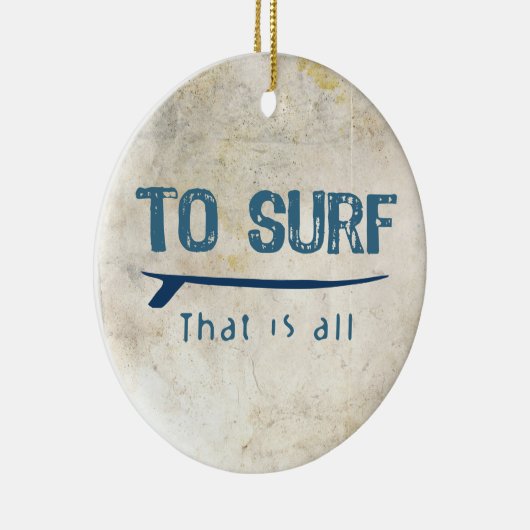 Naar Surf Keramisch Ornament (Rechts)
