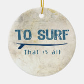 Naar Surf Keramisch Ornament (Voorkant)