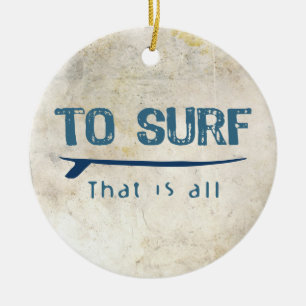 Naar Surf Keramisch Ornament