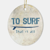 Naar Surf Keramisch Ornament (Links)