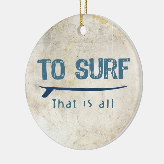 Naar Surf Keramisch Ornament (Links)