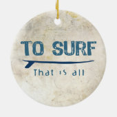 Naar Surf Keramisch Ornament (Achterkant)