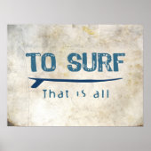 Naar Surf Poster (Voorkant)