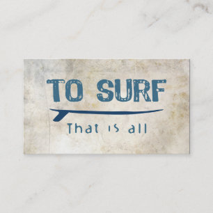 Naar Surf Visitekaartje