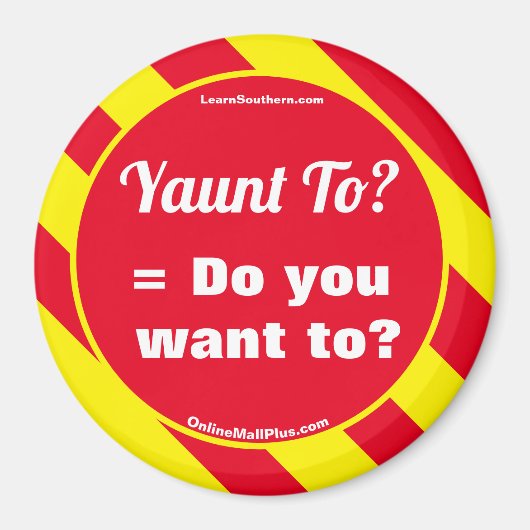 Naar Tante? = Wil je dat? Magneet (Voorkant)