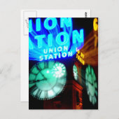 Naar trein briefkaart (Voorkant / Achterkant)