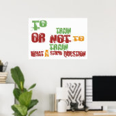 Naar trein poster (Thuiskantoor)