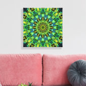 Naar u kijken caleidoscoop canvas afdruk (Insitu (Woonkamer))