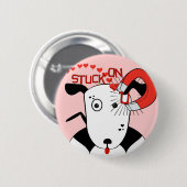 Naar U schuiven - Achtergrondkleur wijzigen Ronde Button 5,7 Cm (Voorkant /achterkant)