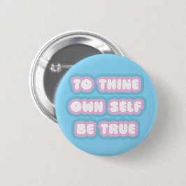 Naar uw zelf transformeert kleuren ronde button 5,7 cm