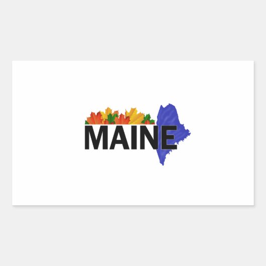 NAAR VAKANTIELAND RECHTHOEKIGE STICKER (Voorkant)