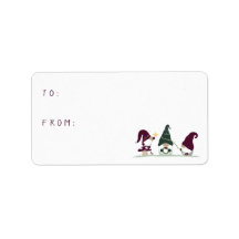Naar/van cadeaulabels: label voor Kute Cottcore-gn