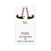NAAR/VAN de Etiketten van het Label van de Gift me (Voorkant)