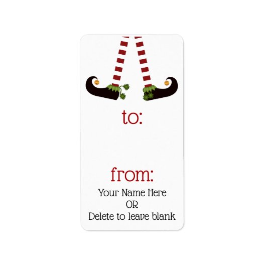 NAAR/VAN de Etiketten van het Label van de Gift me (Voorkant)