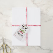 NAAR VAN Elf Holly Jolly Kerstmis Cadeaulabel
