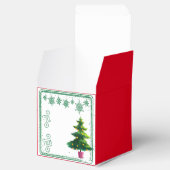 Naar van kerstboomgeschenk bedankdoosjes (Geopend)