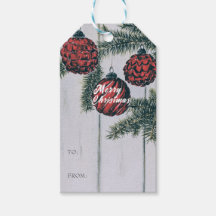 Naar/Van Rustic Minimalistische Prettig Kerstfeest