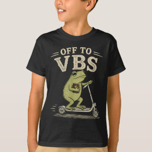 Naar vbs grappige christelijke kikker religieus ge t-shirt
