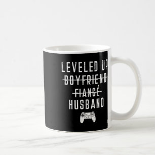 Naar verloofde man Leveled Leveling Up Videospel Koffiemok