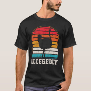 Naar verluidt zou Ostrich Retro Ostrich T-shirt