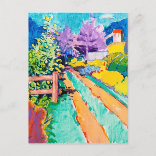 Naar Victoria Park Briefkaart (Voorkant)