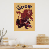 Naar Victory Canada ~ War Propaganda Campaign. 194 Poster (Keuken)