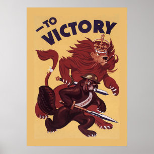 Naar Victory Canada ~ War Propaganda Campaign. 194 Poster